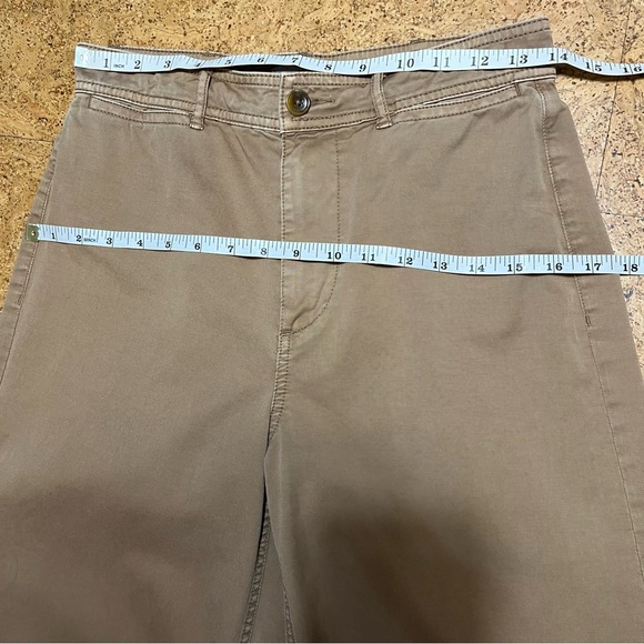 Everlane Wm’s The Lightweight Wide Leg Crop High Waisted Chino Pants Sz 4 - Picture 11 of 13